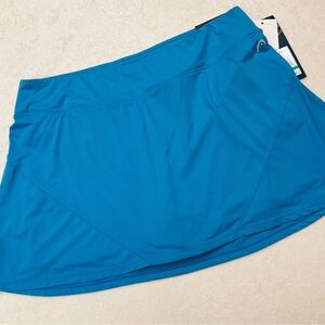 NWT HEAD Half Swing Mesh Athletic Mid-Rise Short Skort Azure Blue Women’s XL